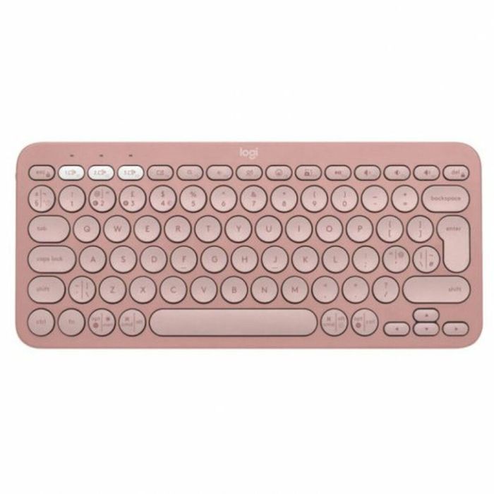 Teclado Inalámbrico Logitech K380s Rosa Qwerty Español