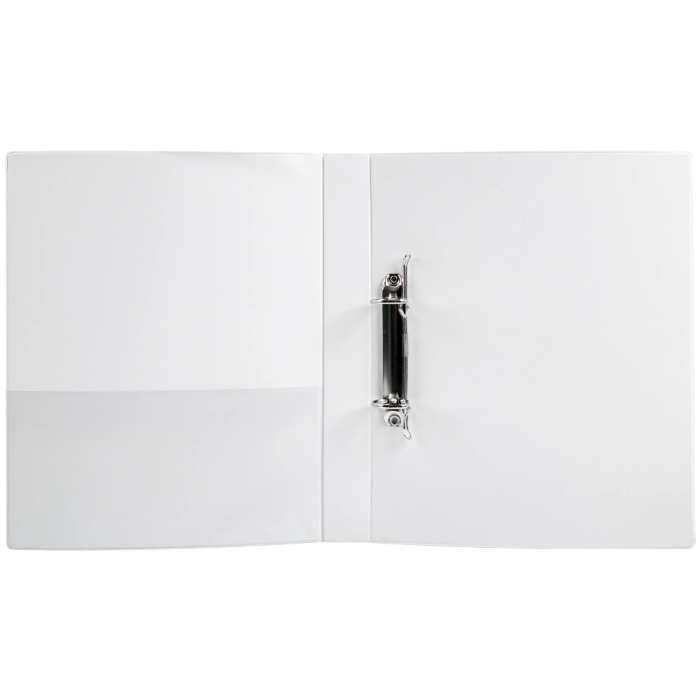 Liderpapel Carpeta Canguro 2 Anillas Mixtas 25mm A4 Plástico Blanco 4