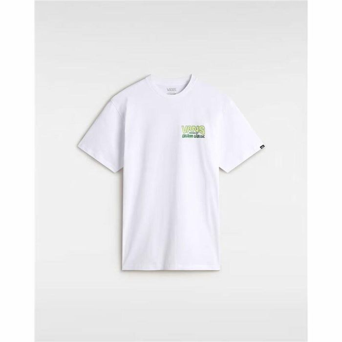Camiseta de Manga Corta Hombre Vans Shop Front SS Blanco 2