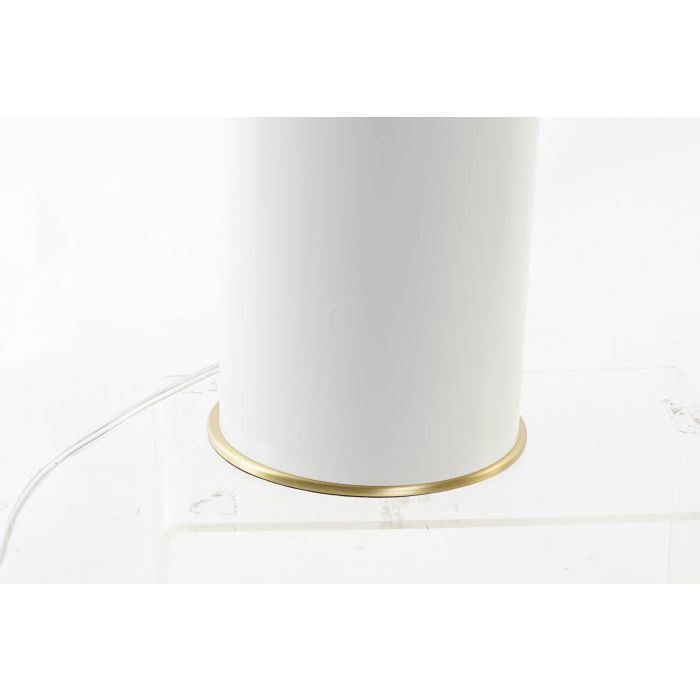 DKD Home Decor Lámpara Sobremesa Glam Blanco Negro 38 x 65 x 38 cm (2 Unidades) 4