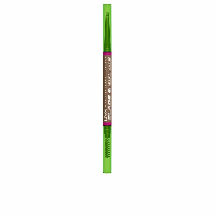 Nyx Professional Make Up BLADE & SHADE NANO lápiz de cejas #04-Taupe, doble punta para cejas definidas Nyx Professional Make Up BLADE & SHADE NANO lápiz de cejas #04-Taupe, doble punta para cejas definidas