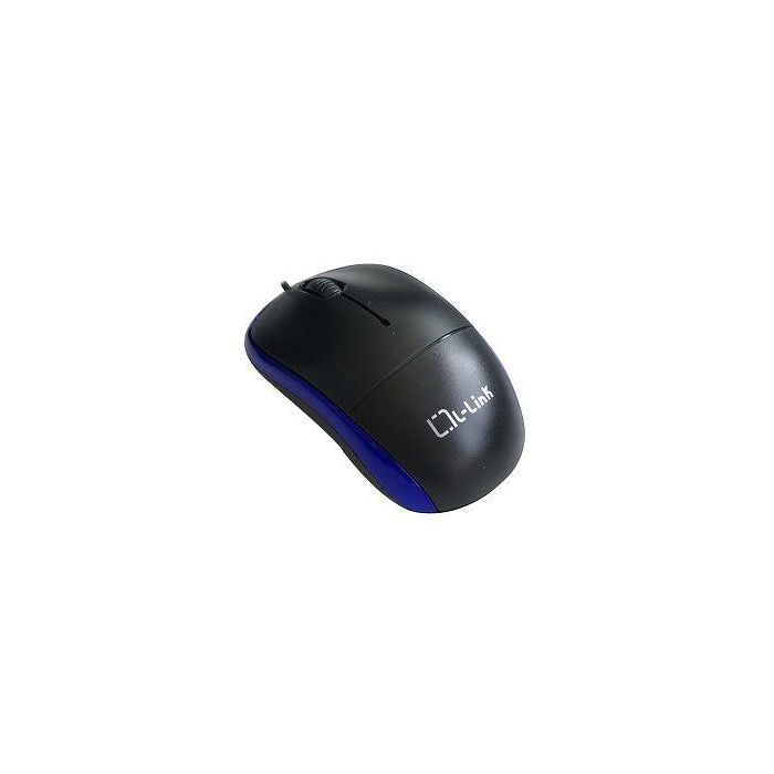 Raton Optico Usb L - Link Negro Azul Raton Optico Usb L - Link Negro Azul