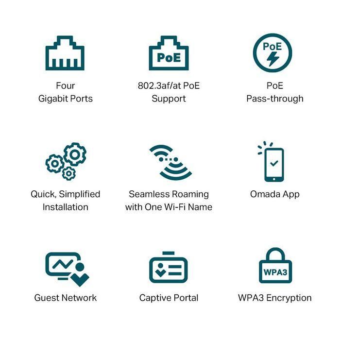 Punto de Acceso TP-Link EAP655-WALL 6