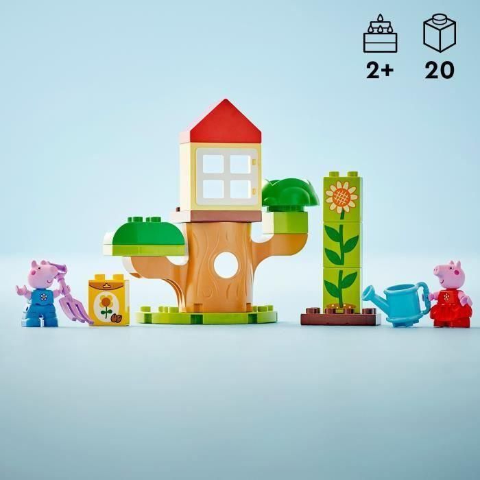 LEGO 10431 Duplo Jardín y Casa del Árbol de Peppa y George Pig – Set de Construcción para Preescolares Actividades al Aire Libre 3
