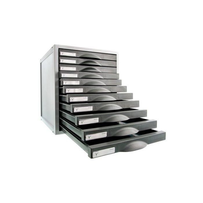 Modulo Archisystem 11 Cajones Grafito