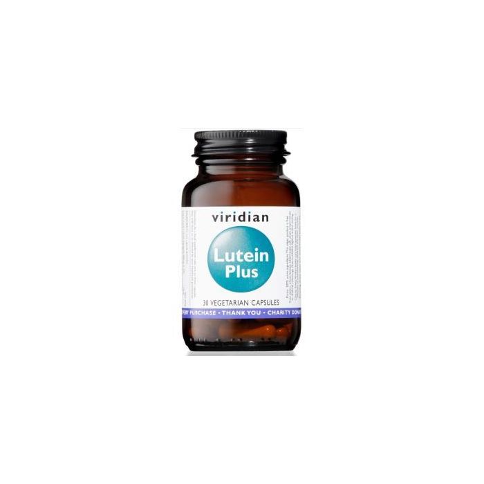 VIRIDIAN Luteína Plus con Arándano, Vitamina E, Zinc y Selenio 30 Cápsulas Vegetales para la Visión