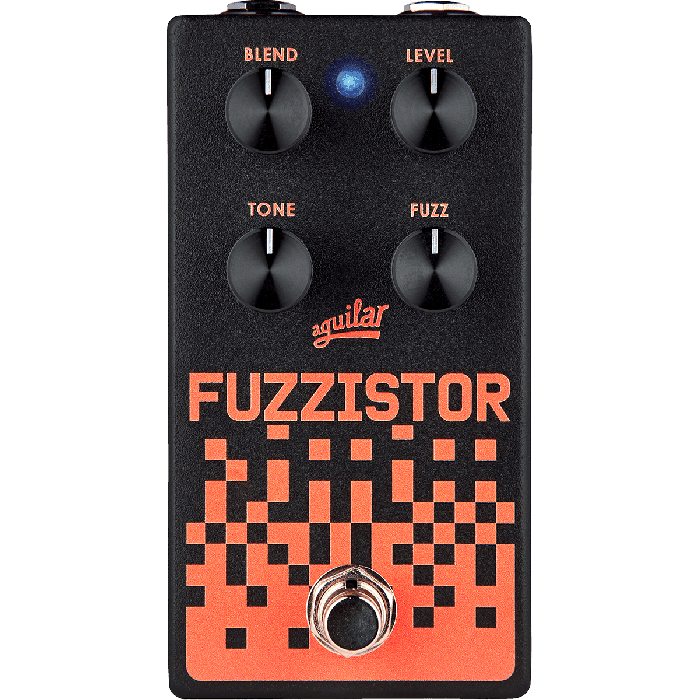 Aguilar Fuzzistor Pedal Fx Bajo con Fuzz de Transistor de Silicio - Mezcla Clean/Fuzz y EQ Tono