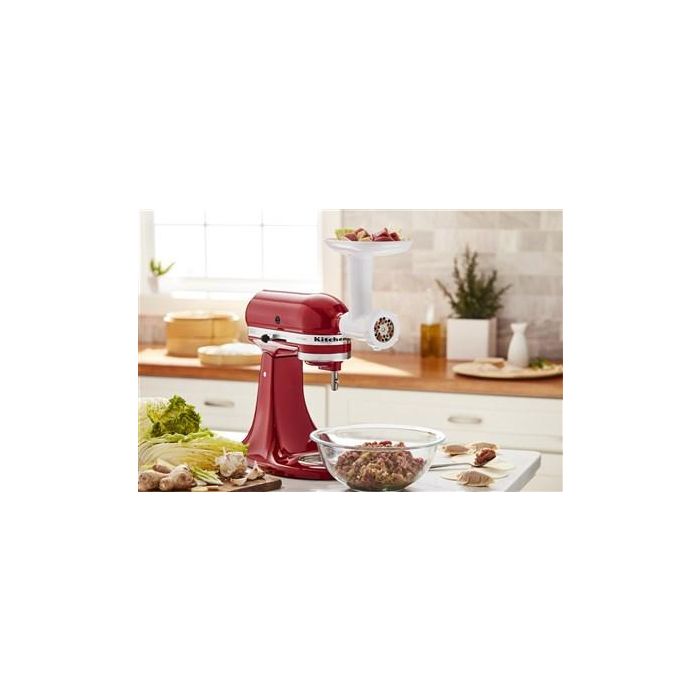 Kitchenaid 5KSMFGA Accesorio Picadora de Carne para Triturar Carne, Pescado, Verduras, Queso y Pan para Hamburguesas, Croquetas, Patés 1 Kitchenaid 5KSMFGA Accesorio Picadora de Carne para Triturar Carne, Pescado, Verduras, Queso y Pan para Hamburguesas, Croquetas, Patés 1