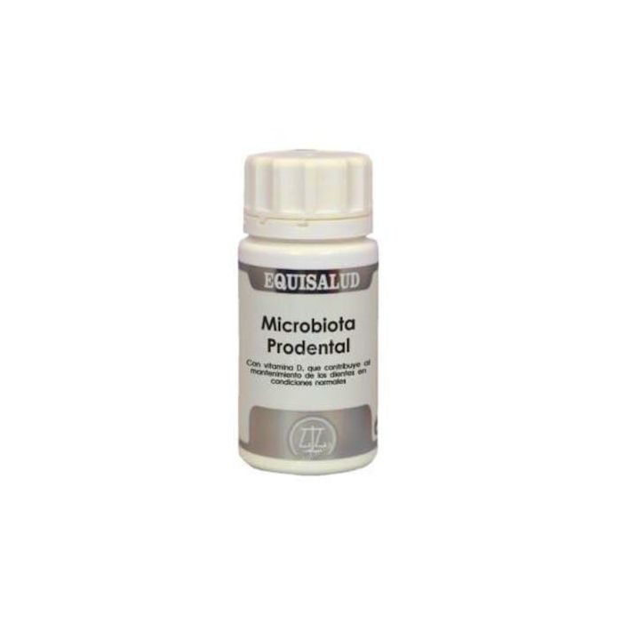 EQUISALUD Microbiota Prodental 60 Cápsulas, probiótico con Vitaminas y FOS para el mantenimiento de los dientes