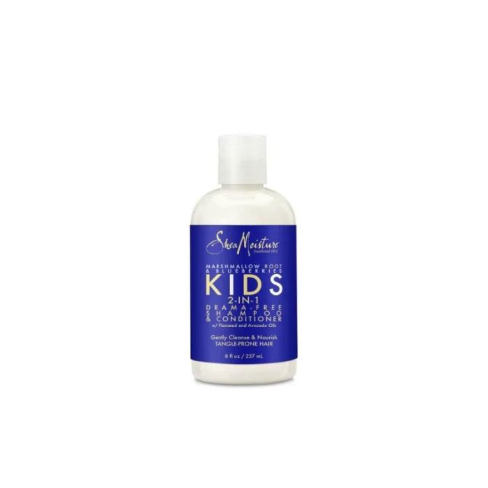 Marshmallow Root & Blueberries Kids 2In1 Shampoo & Conditioner 237 mL Shea Moisture