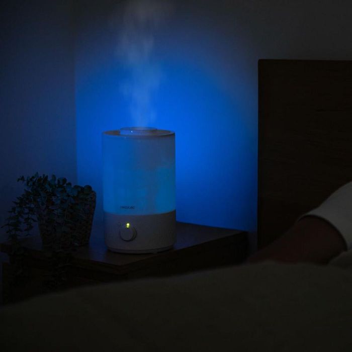 Cecotec Humidificador ultrasónico 2,5L 27W luz LED blanco Breezecare 2500 Light 2