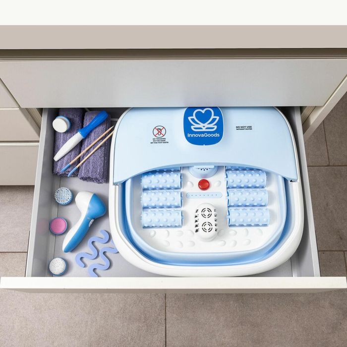 Spa para Pies Plegable con Rodillos e Hidromasaje Footopy InnovaGoods 11 Spa para Pies Plegable con Rodillos e Hidromasaje Footopy InnovaGoods 11
