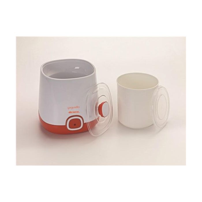 Ariete 621/1 Yogurtera para Yogur Clásico y Griego Naranja 3