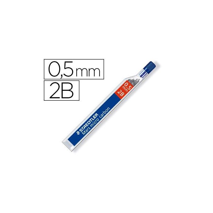 Minas Staedtler Mars Micro Grafito 0,5 mm 2B Tubo Con 12 Unidades