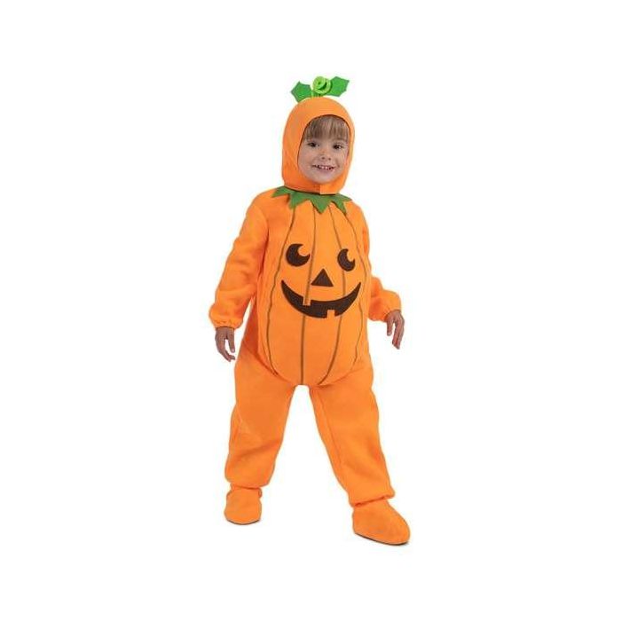 Disfraz pequeña calabaza gorro, mono con barriguita rellena y patucos talla 3-4 y Disfraz pequeña calabaza gorro, mono con barriguita rellena y patucos talla 3-4 y
