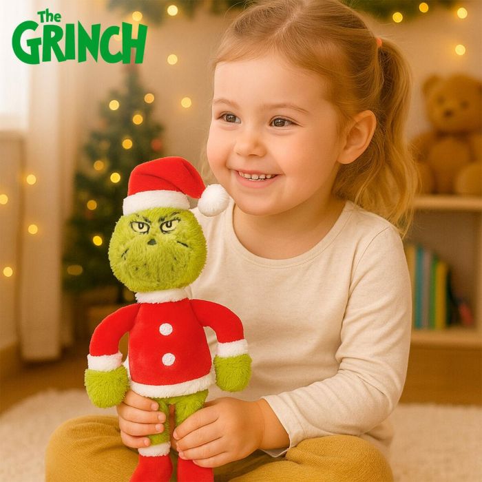 Peluche The Grinch Rojo Poliéster Felpa (12 Unidades) 2