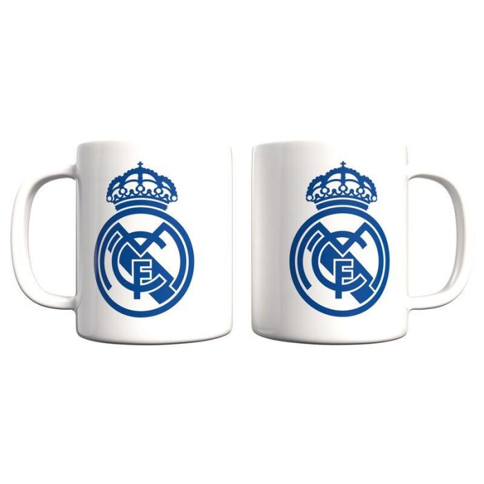 CYP BRANDS Taza Cerámica Real Madrid 330ml Apta Microondas y Lavavajillas