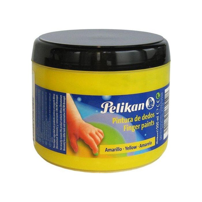 Pintura De Dedos Pelikan 500 Ml (Bote) Nº59A Amarillo