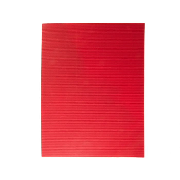 Liderpapel Carton Ondulado Rojo 50 x 70cm 320g/m2 1
