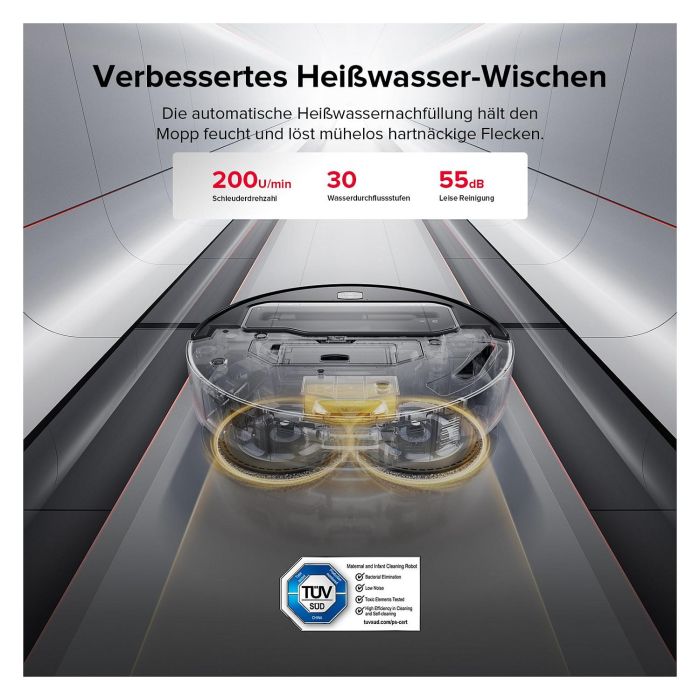 Roborock Saros Z70 Aspirador Robot, Negro