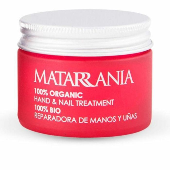 Matarrania Crema Reparadora de Manos y Uñas 100% BIO, Nutritiva y Regeneradora, para Todo Tipo de Pieles 30 ml