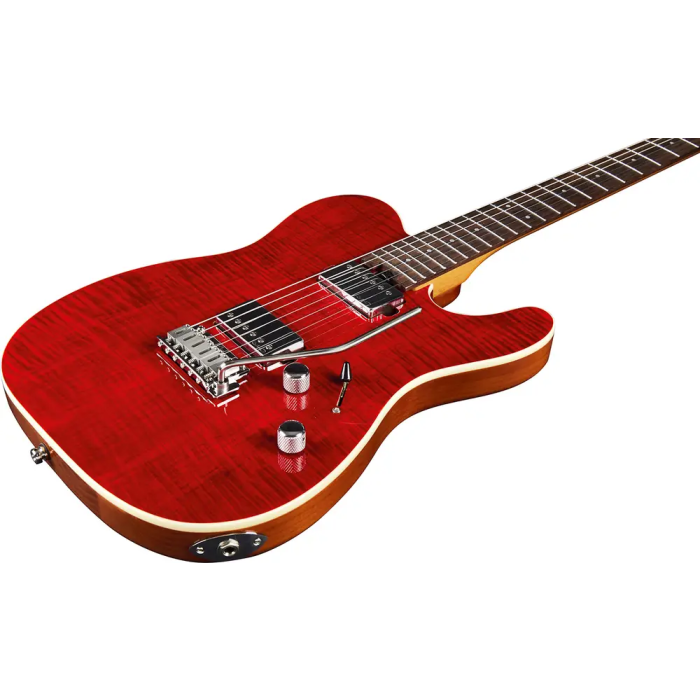 EKO Tero 800 Musa Guitarra Eléctrica 6 cuerdas Rojo Flamed Maple Telecaster Pastillas Marsbucker Tremolo EKO 4