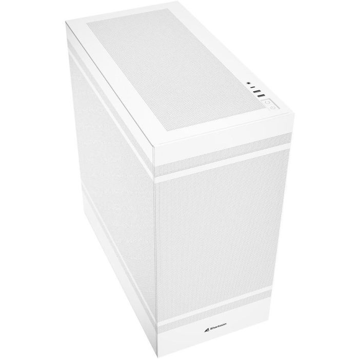 Sharkoon Rebel C50 ATX Full Tower PC Blanco Soporta ATX, micro ATX, Mini-ITX Metal con Filtro Anti-polvo y Gestión de Cables 16.8cm CPU 2