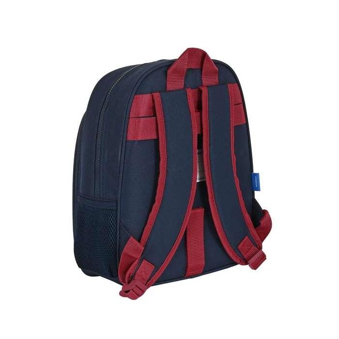 Mochila Escolar F.C. Barcelona Azul Granate (27 x 33 x 10 cm) 1