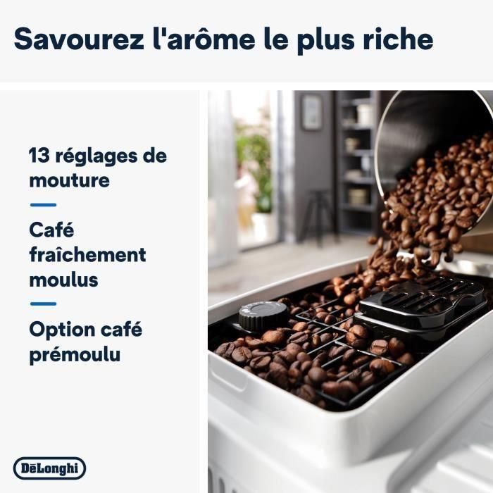 Delonghi ECAM220.61.W Cafetera Espresso con Molinillo Integrado, Acero Inoxidable 2 Delonghi ECAM220.61.W Cafetera Espresso con Molinillo Integrado, Acero Inoxidable 2