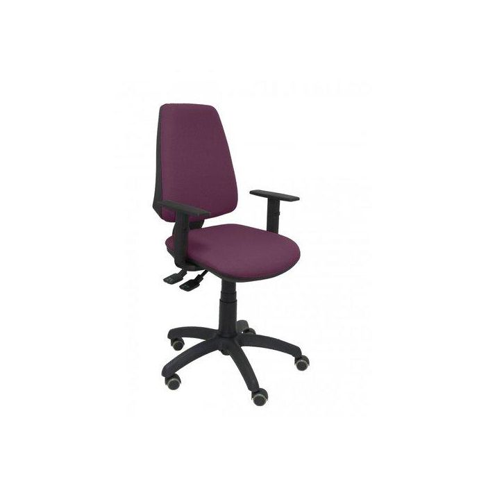 Silla Piqueras Y Crespo Elche S Brazos Regulables Mecanismo Sincro De Doble Maneta Gran Confortabilidad Regulable En Altura Ruedas De Parquet Asiento Y Respaldo Tapizado Bali Morado