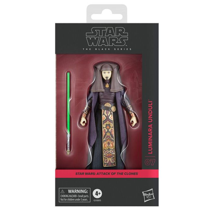 Hasbro Star Wars The Black Series Figura de Acción Luminara Unduli, Inspirada en El Ataque de los Clones, Coleccionable 15 cm 0 Hasbro Star Wars The Black Series Figura de Acción Luminara Unduli, Inspirada en El Ataque de los Clones, Coleccionable 15 cm 0