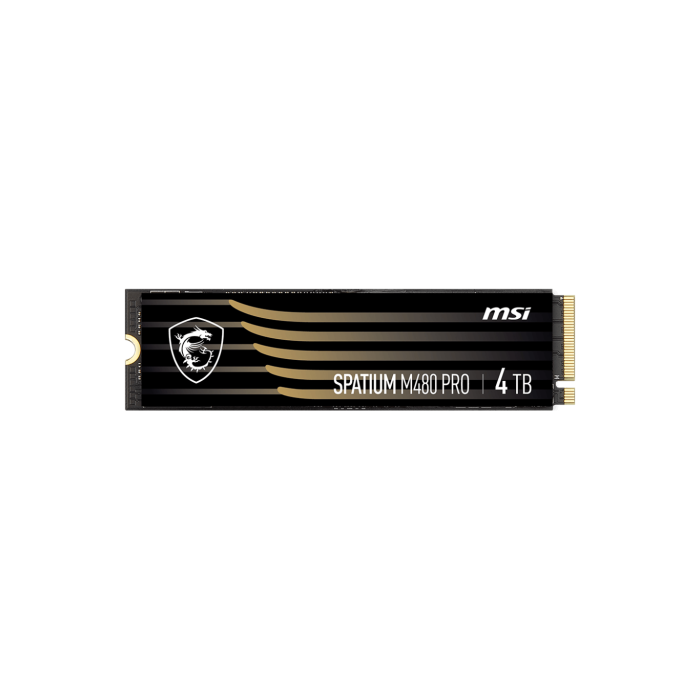 MSI S78-440R050-P83 SSD SPATIUM M480 PRO 4TB M.2 PCIe 4.0 NVMe 3D NAND 7400/7000 MB/s para PC/Portátil 1