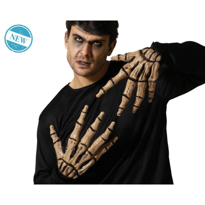 Guantes De Manos Monstruosas Con Textura De Hueso Y Vena Halloween Novedad: 2025