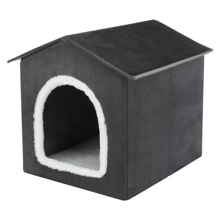 Trixie 4057589379122 Refugio para mascotas Livia 50 x 50 x 54 cm Gris oscuro / Blanco Trixie 4057589379122 Refugio para mascotas Livia 50 x 50 x 54 cm Gris oscuro / Blanco