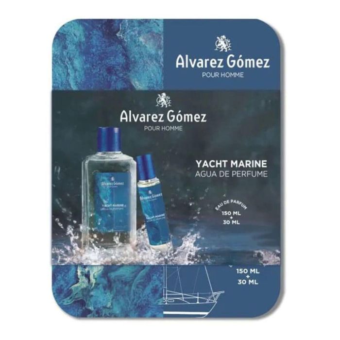 Alvarez Gomez Lote 2 pz YACHT MARINE Eau de Toilette Vaporizador 150 ml + 30 ml Hombre 0 Alvarez Gomez Lote 2 pz YACHT MARINE Eau de Toilette Vaporizador 150 ml + 30 ml Hombre 0