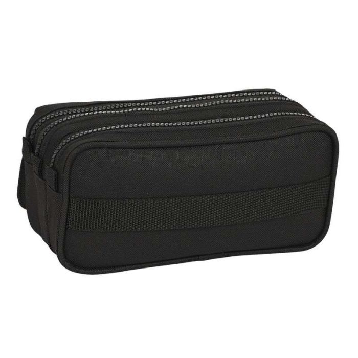 Portatodo Triple Kappa Black and pink Negro (21,5 x 10 x 8 cm) 1 Portatodo Triple Kappa Black and pink Negro (21,5 x 10 x 8 cm) 1