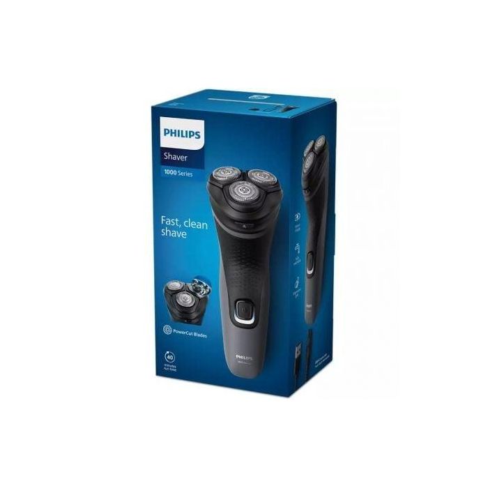 Philips Afeitadora con Batería Shaver 1000 Series S1142-00, 3 Cuchillas, Negro/Gris 4 Philips Afeitadora con Batería Shaver 1000 Series S1142-00, 3 Cuchillas, Negro/Gris 4