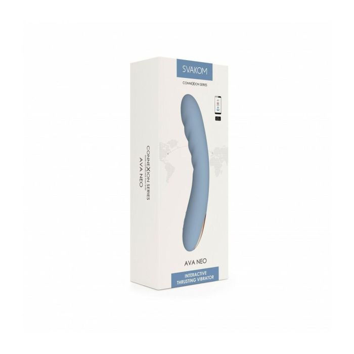 Vibrador Punto G Svakom Azul 15 Vibrador Punto G Svakom Azul 15