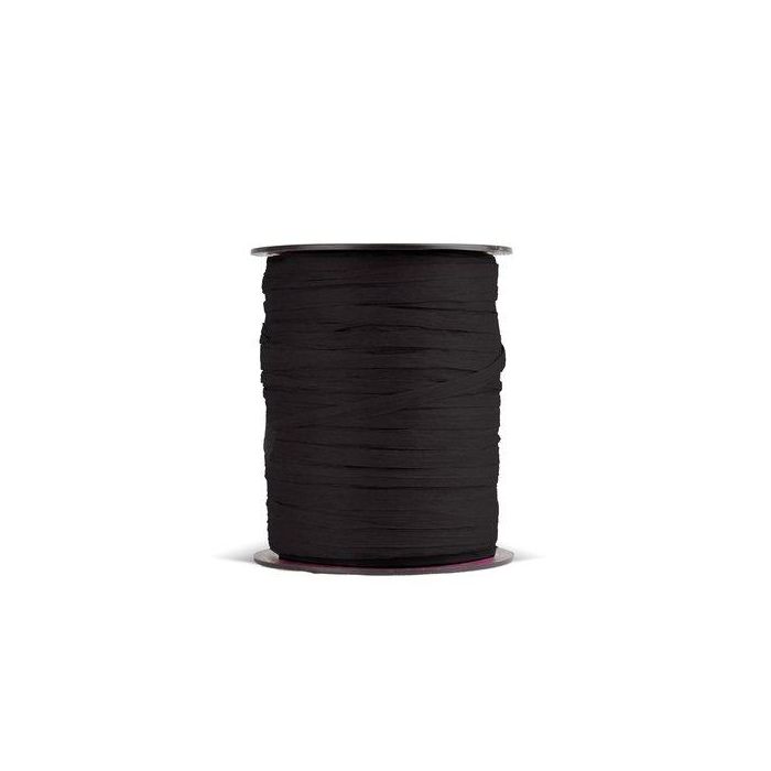 Rafia Cinta De 3,5 Mm Rollo De 100 M Negro