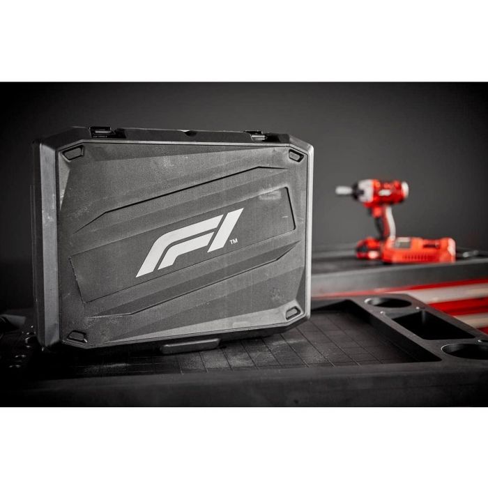 Formula 1 Llave de Impacto IW220 20V Kit con Batería Iones de Litio 2Ah y Cargador, 220 Nm, Cuadradillo 1/2", Maleta Transporte 2