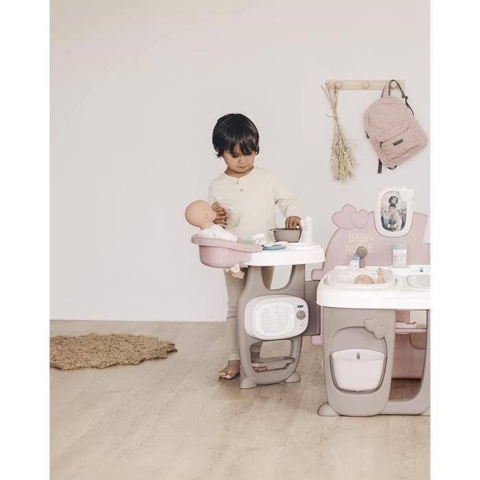 Smoby Casa de los Bebés Baby Nurse con 3 Áreas de Juego, para Muñecos de hasta 42cm, Dimensiones 149x71x71cm, Edad +3 Años 3 Smoby Casa de los Bebés Baby Nurse con 3 Áreas de Juego, para Muñecos de hasta 42cm, Dimensiones 149x71x71cm, Edad +3 Años 3