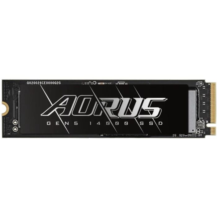 Gigabyte AORUS GEN5 14000 SSD M.2 2TB PCI-E NVMe 2.0, 14500MB/s lectura, 12700MB/s escritura para PC/portátil