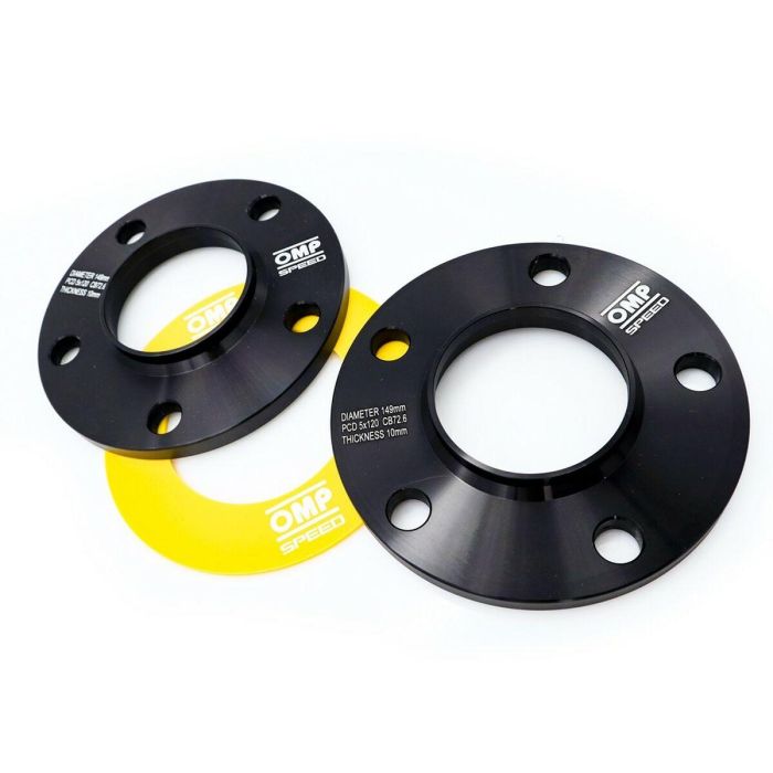 Separadores OMP OMPS09151001 PCD 5x120 CB 72,6 M12 x 1,50 M14 x 1,25 10 mm 6 Separadores OMP OMPS09151001 PCD 5x120 CB 72,6 M12 x 1,50 M14 x 1,25 10 mm 6