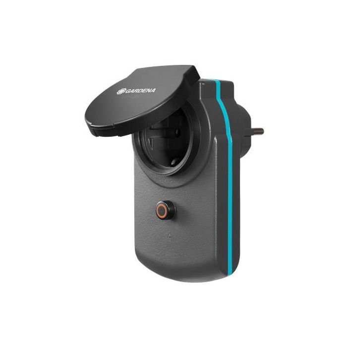 Gardena smart Power Zwischenstecker, enchufe inteligente de color negro para exterior, instalación simplificada, 1 pieza 2 Gardena smart Power Zwischenstecker, enchufe inteligente de color negro para exterior, instalación simplificada, 1 pieza 2