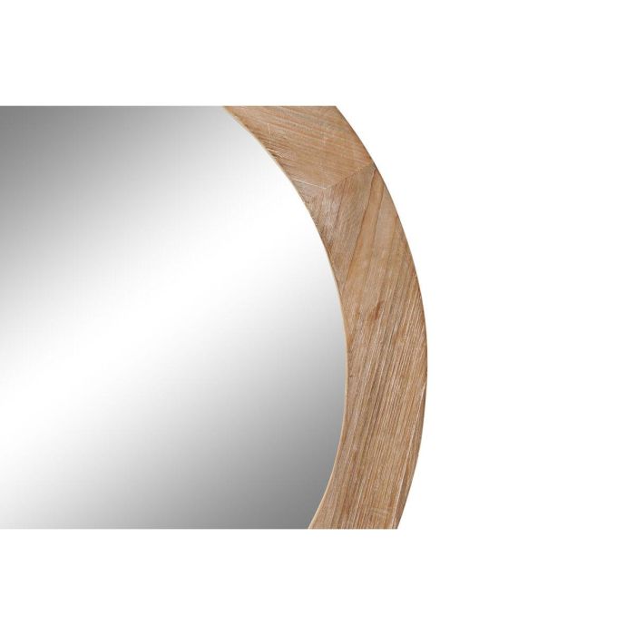 Espejo de pared DKD Home Decor Marrón Natural Alpino 66 x 5 x 66 cm 2