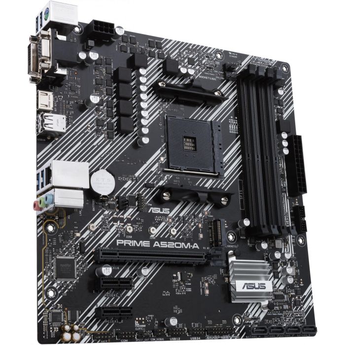 Asus Prime A520M-A II/CSM Placa Base Socket AM4 Micro ATX A520 para AMD Ryzen 3000/4000/5000, M.2, USB 3.2 Gen 1, CSM 4 Asus Prime A520M-A II/CSM Placa Base Socket AM4 Micro ATX A520 para AMD Ryzen 3000/4000/5000, M.2, USB 3.2 Gen 1, CSM 4
