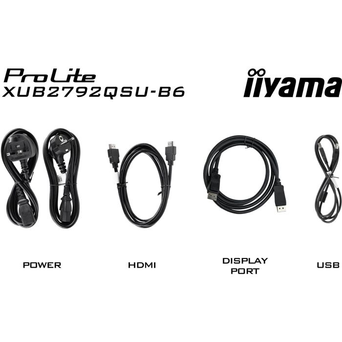 Iiyama ProLite XUB2792QSU-B6 Monitor PC 27" 2560 x 1440 Full HD LED Negro 0.4ms 100Hz IPS AMD FreeSync 7 Iiyama ProLite XUB2792QSU-B6 Monitor PC 27" 2560 x 1440 Full HD LED Negro 0.4ms 100Hz IPS AMD FreeSync 7