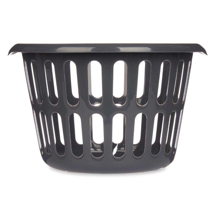 Cesto Redondo Kipit 40 cm Diámetro Calado Antracita - 27 Litros (18 Unidades) 2 Cesto Redondo Kipit 40 cm Diámetro Calado Antracita - 27 Litros (18 Unidades) 2