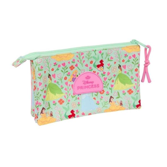Bolso Escolar Portatodo Safta Triple Princesas Disney Bloom 120x220x30 mm 1 Bolso Escolar Portatodo Safta Triple Princesas Disney Bloom 120x220x30 mm 1