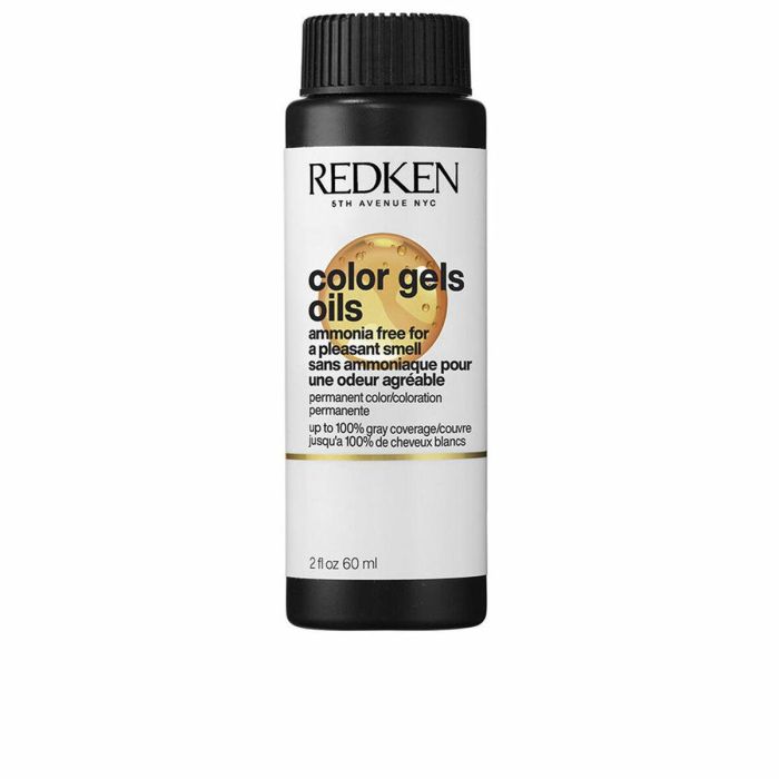 Redken COLOR GEL OILS #8GI-8.31 60 ml x 3 unidades - Tinte permanente sin amoníaco con aceite de albaricoque